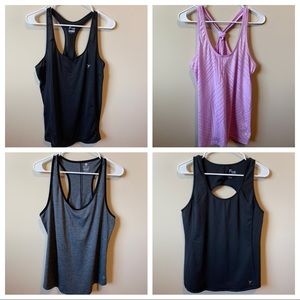 Bundle of four Old Navy active tanks